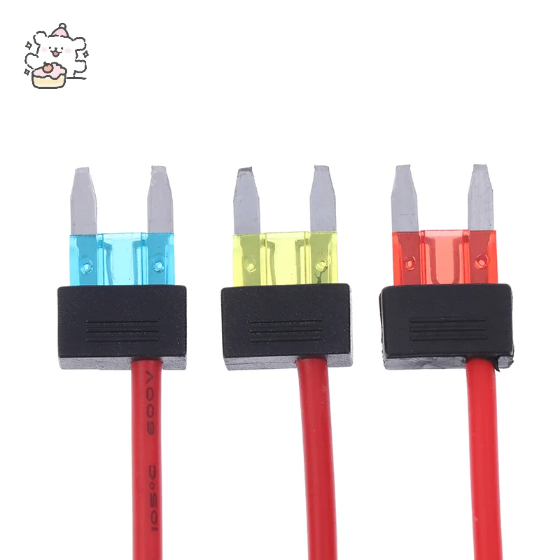 12 فولت 10A 15A 20A سيارة فيوز حامل إضافة إلى دائرة الحنفية محول صغير ATM APM شفرة جهاز أمان بسيط #4