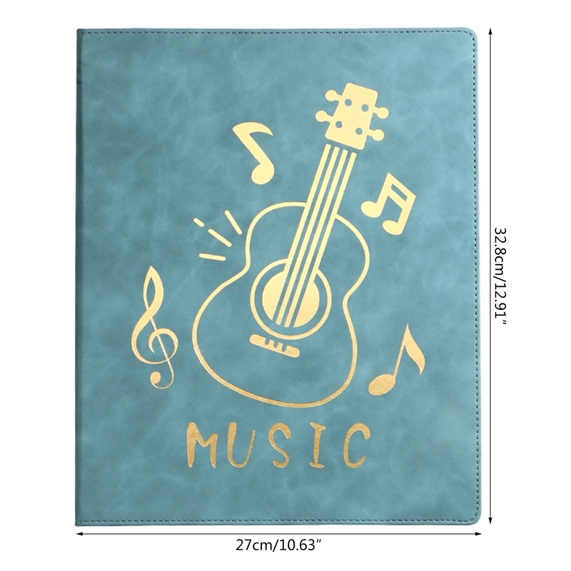 448F البيانو النتيجة مجلد ورقة تخزين مجلد ملف حامل 40 جيوب مجلد ملف