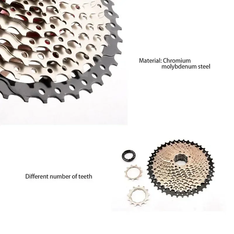 Sunshine MTB Mountain Bicycle 8 Speed Cassette 8v Sprocket Lightweight 30T 32T 34T 36T 40T 42T 46T Freewheel Chains bike part