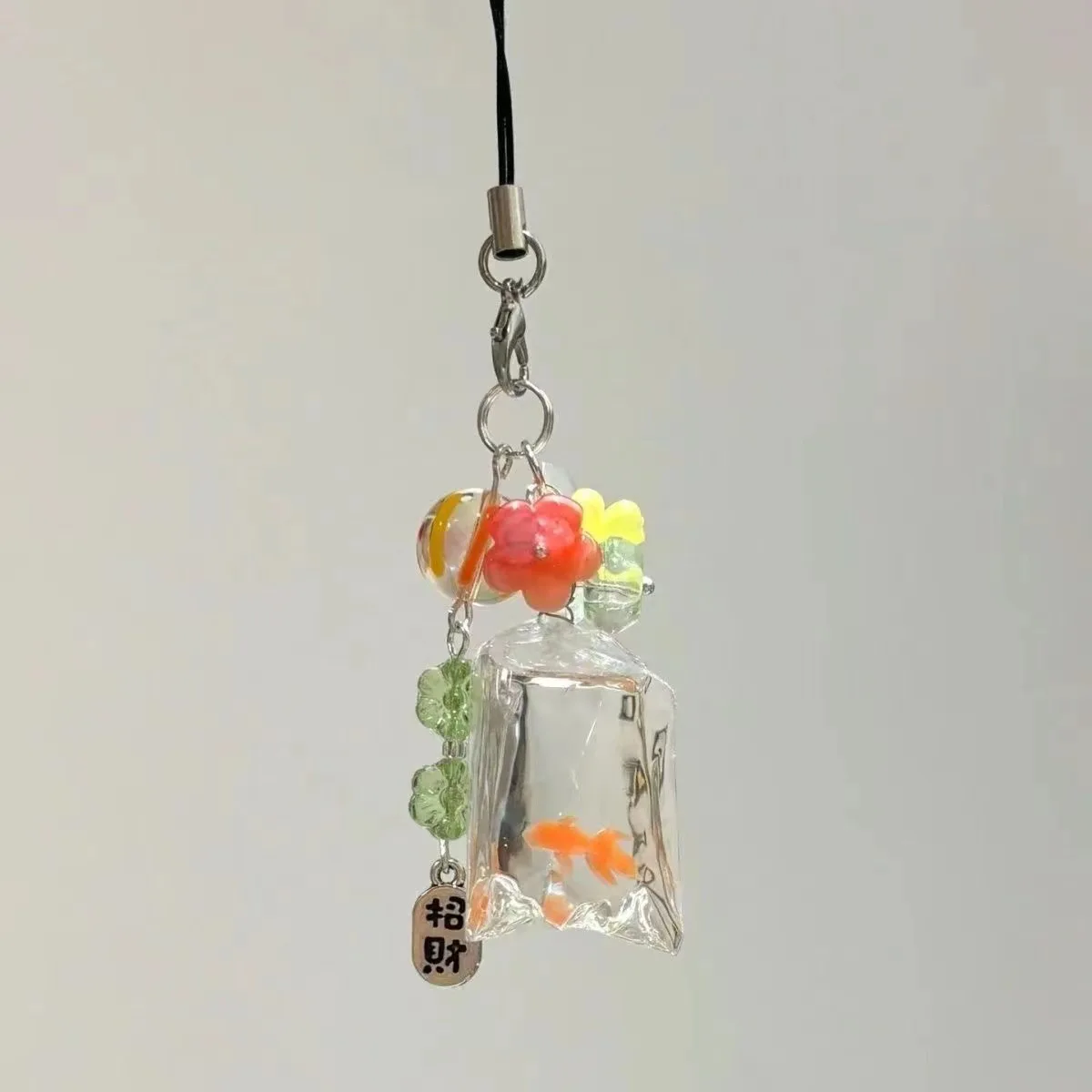 

Charms Phone Pendant Cute Fish Sweet Girl Phone Lanyard Keychain for CCD Camera Girl Bag Schoolbag Ins Korea Jewelry