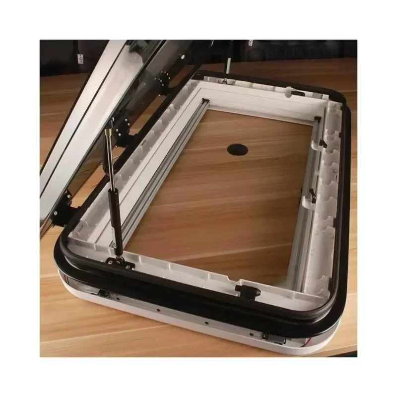 RV Roof Window Sliding Vent Camper Van Accessories Aluminum Alloy Skylight for Motorhome Trailer Caravan Camping Vehicle