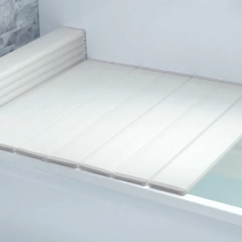 Foldable Bathtub Cover Thickened Stable Lid Insulated And Non-Deforming Dustproof Bath Cover Practical Bathroom Accessory