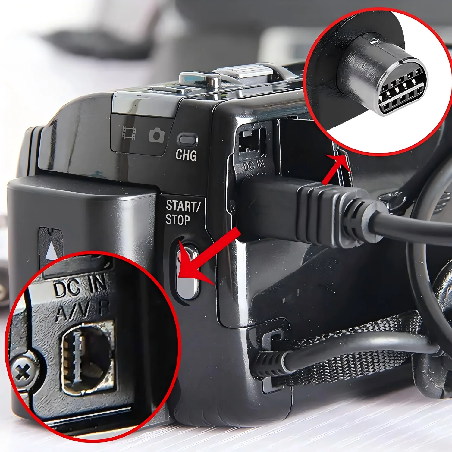 Cable AV de 1.2M con Conector DVI DV de 10 Pines a 3 RCA S-Video para Videocámara Sony DCR Handycam, Cámara Digital VMC-15FS, Cable A/V