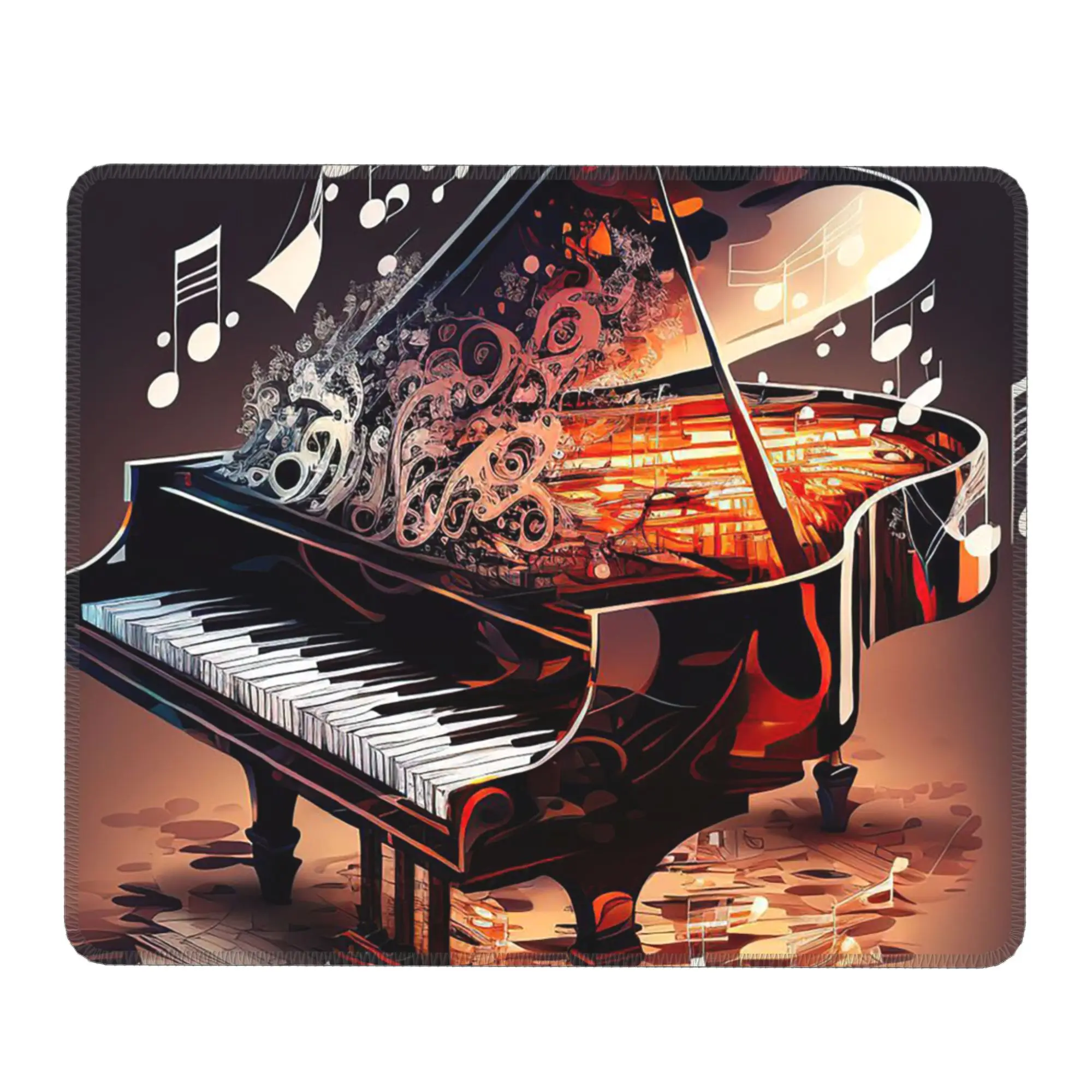 Musical Instrument Piano Music Notes Mouse Pad Computer Keyboard Mouse Mat Gamer Laptop Desk Mat Office Accessories Table Mats