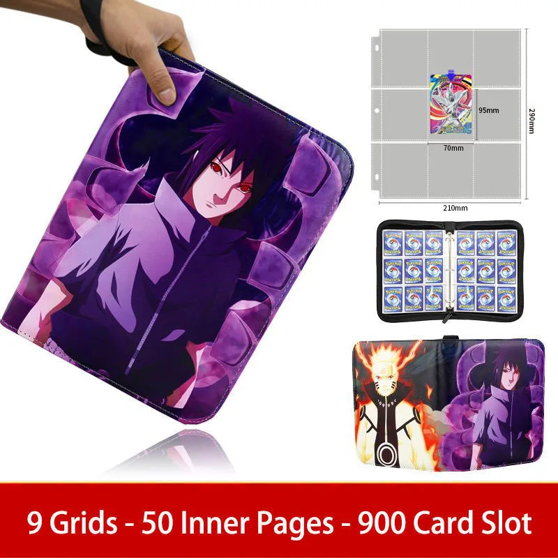 NARUTO Card Binder Holder 9 Pocket Trading Anime Cards Album