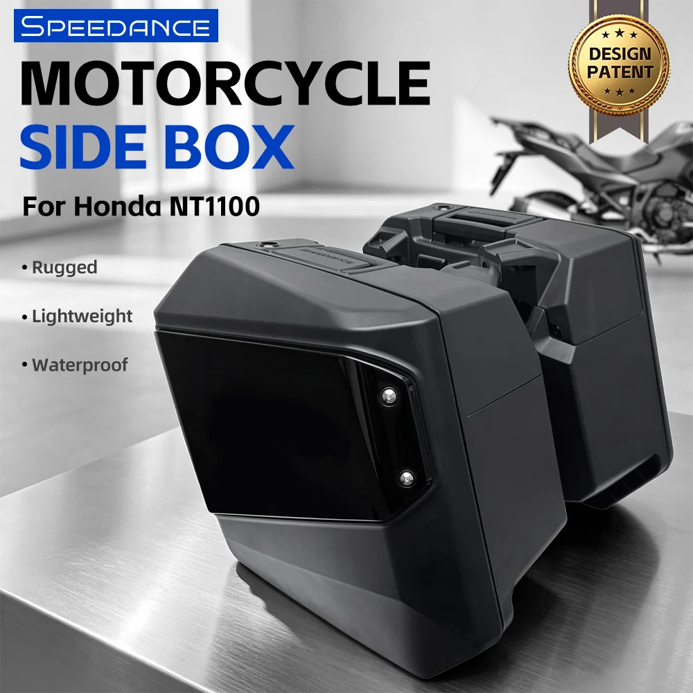 Fast Removable Side Luggage, Spacious Attractive Design No-Cut Fitment for HONDA NT1100