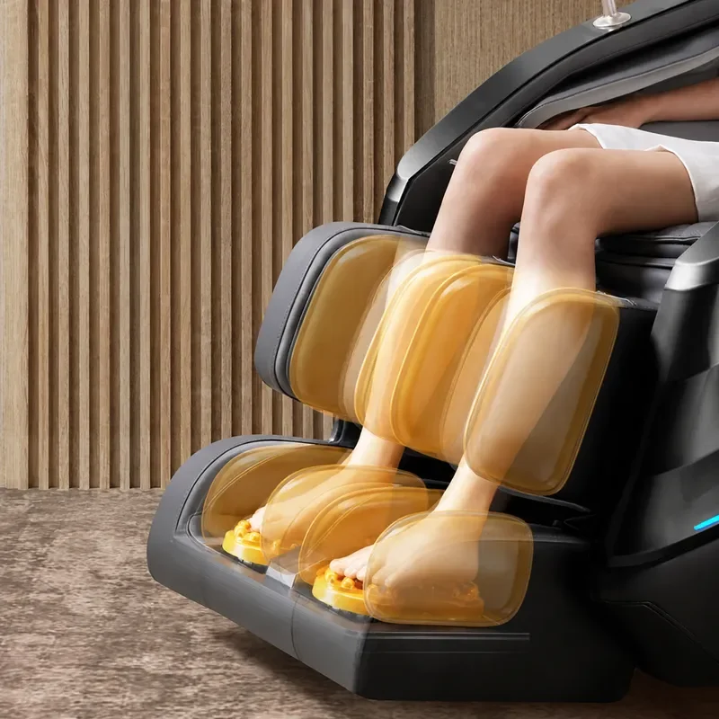 SL Guide Rail Electric Massage Chair Home Full Body Massager Deluxe Space Capsule Multifunctional Sofa Chair European Style