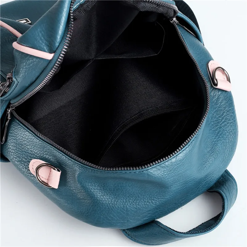 Mochilas multifuncionales de diseñador para mujer, mochila antirrobo de cuero para viaje, mochilas escolares de gran capacidad para niñas adolescentes