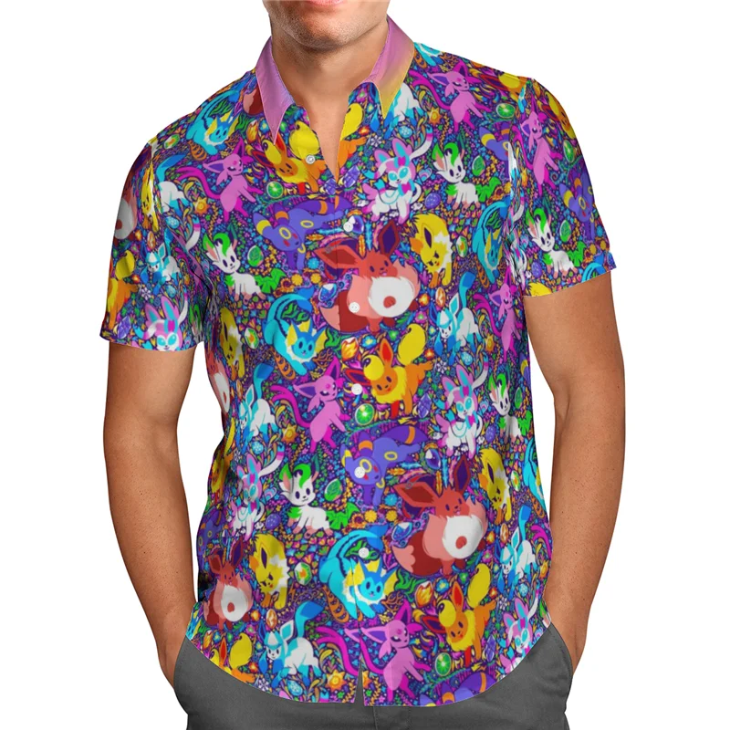 Camisa hawaiana de Anime para hombre y mujer, con estampado 3D camisa hawaiana, playera de hip hop, disfraz de cosplay 03