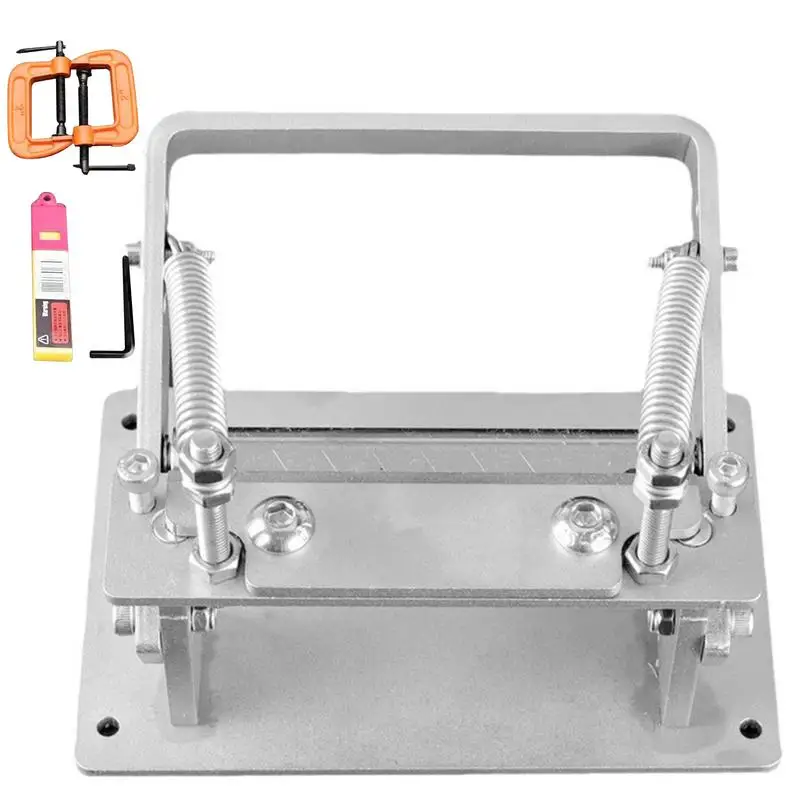 

Leather Skiving Tool Stainless Steel Leather Craft Thinning Machine Leather Working Tools Versatile Leather Strap Cutting Tool