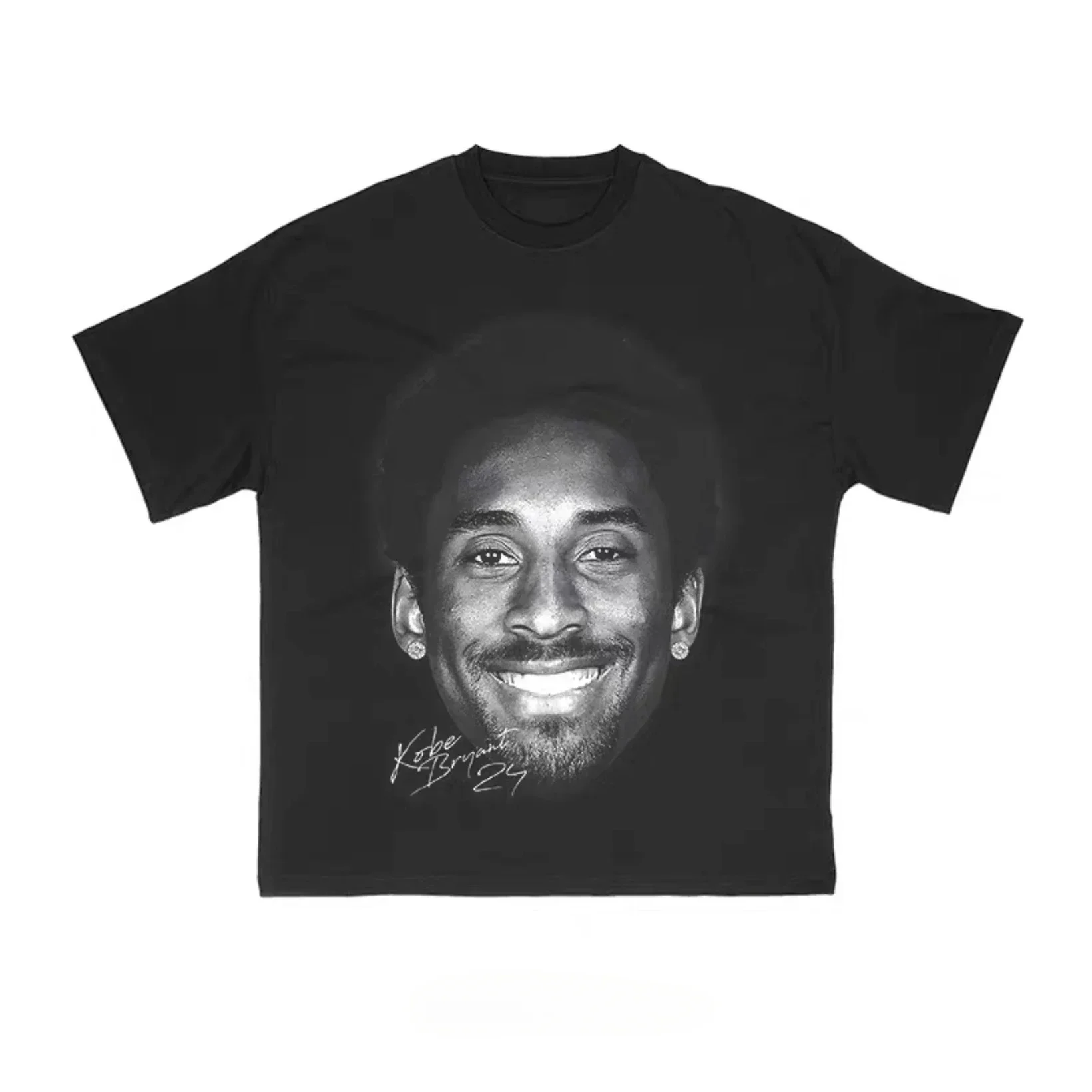 Camisetas de algodón de verano, ropa de calle de calidad, baloncesto, Kobe Bryant, gráficos impresos, camisetas holgadas de gran tamaño, camisetas para hombres