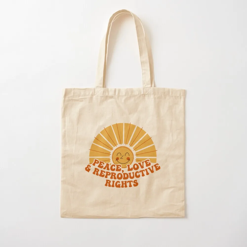 peace love reproductive rights Tote Bag bag for beach eco pack Women's handbag