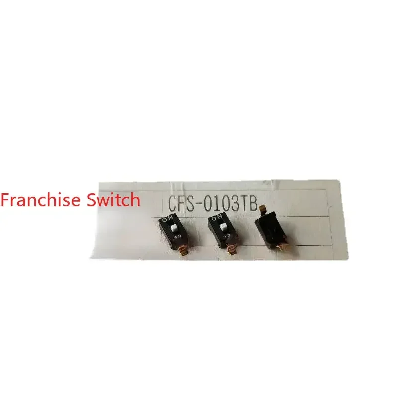 10PCS CFS-0103TB Original Dial Switch Patch 1-position 1P Coded  Gold-plated Foot