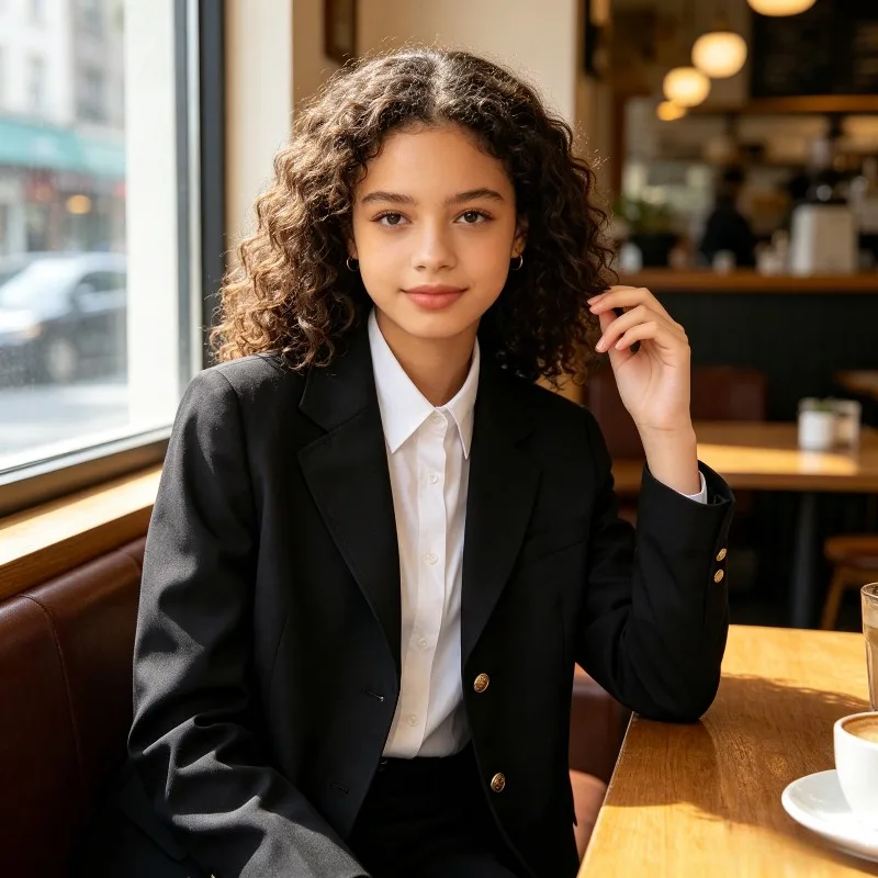college-style-school-supplied-small-suit-jacket-classic-three-grain-gold-buckle-suit-jacket-girls'-layered-shirt-jacket