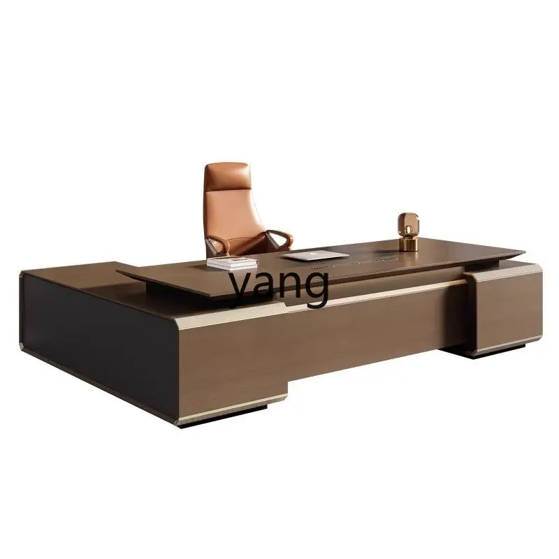 

LMM light luxury senior sense general manager room president chairperson office desk and chair combination