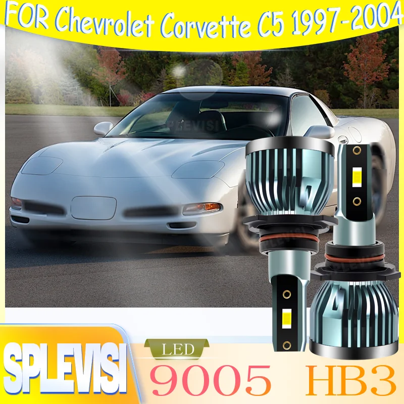 

waterproof Long-Term Quality Assurance Headlight LED High Beam For Chevrolet Corvette C5 1997 1998 1999 2000 2001 2002 2003 2004