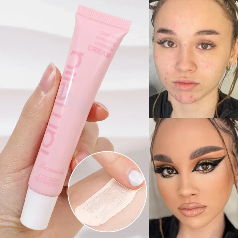 Corrector de base de crema BB impermeable, brillo duradero, Control de Aceite hidratante de la piel, cubierta de ojeras, maquillaje de imprimación facial