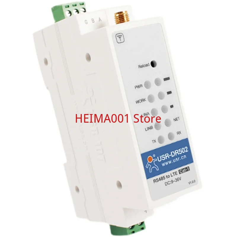 

DTU 4g Module Cat1 Communication Rail Type 4G Wireless to Serial Port 485 Remote USR-DR502/512