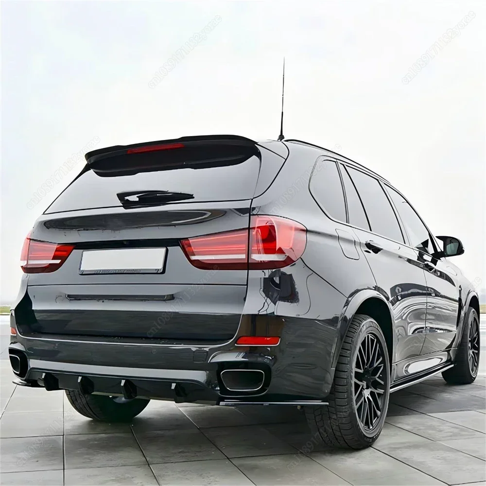 

Задний спойлер на крышу, крыло для BMW X5 F15 E70 E53 G05, черный/карбоновый вид/матовый черный автомобильный хвостовое крыло, декоративные полоски, Стайлинг, новый