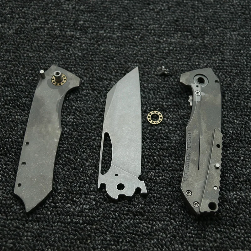 Eutsler محايد التيتانيوم مقبض السيراميك تحمل جيب EDC أداة أدوات المطبخ هانت التخييم 154 سنتيمتر سكين للفرد في الهواء الطلق