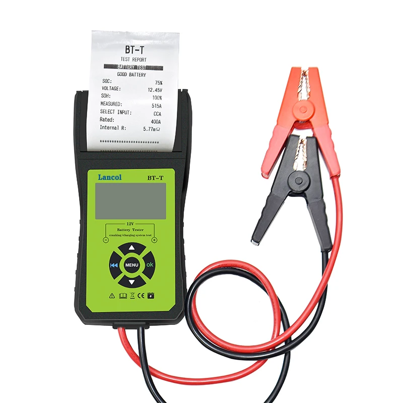 

2023 NEW Lancol factory BT-T 12V 24V CCA Car Battery tester With printer Auto repair tools