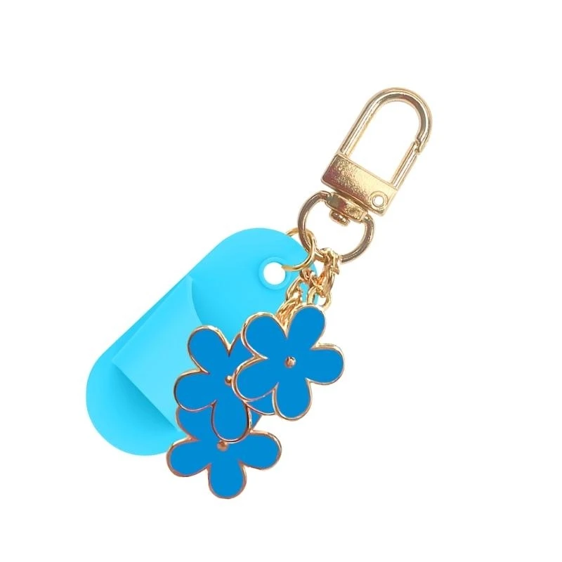 

Unique Plastic Keychain Cosmetic Case Hanging Cap Stylish Daily Carry Solution E0BF