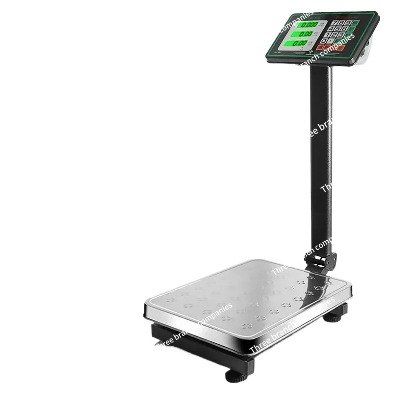 Commercial bench  stainless steel 150kg electronic scale 100kg  scale folding scale stainless steel material waterproof