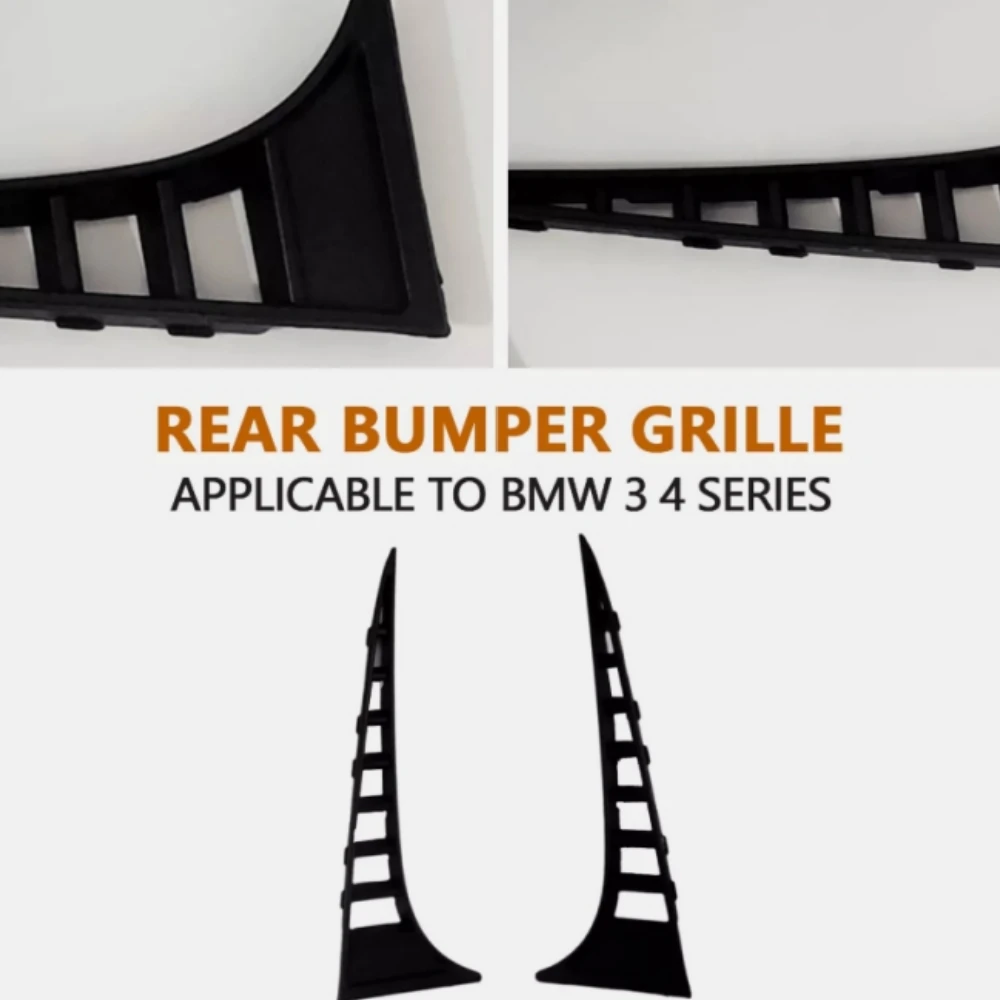 Rear bumper grille air inlet mesh air inlet 51128056587 51128056588 For BMW 3 4 Series  F80 M3 F82 F83 M4 2014-2020