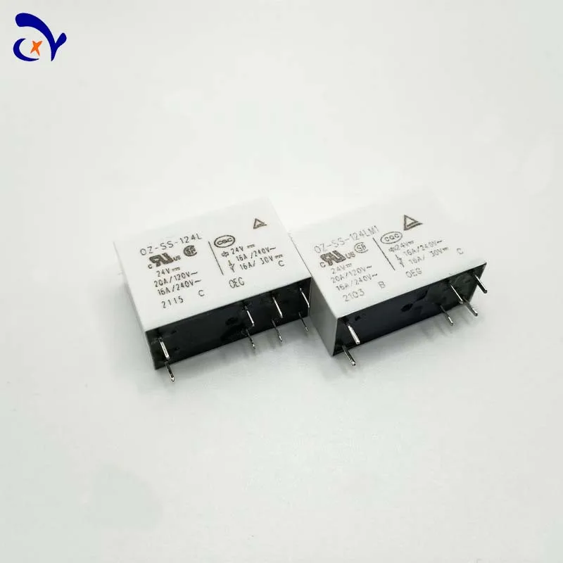 

10PCS Power Relay OZ-SS-112L1 OZ-SS-124L One open one closed 1 6A 8 pins