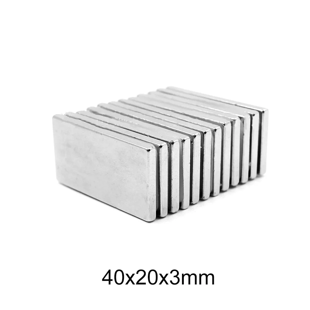 

40x20x3 Strong Quadrate Magnet 40mm*20mm*3mm Powerful Magnet 40x20x3mm For Home Refrigerators, Offices DIY 40*20*3