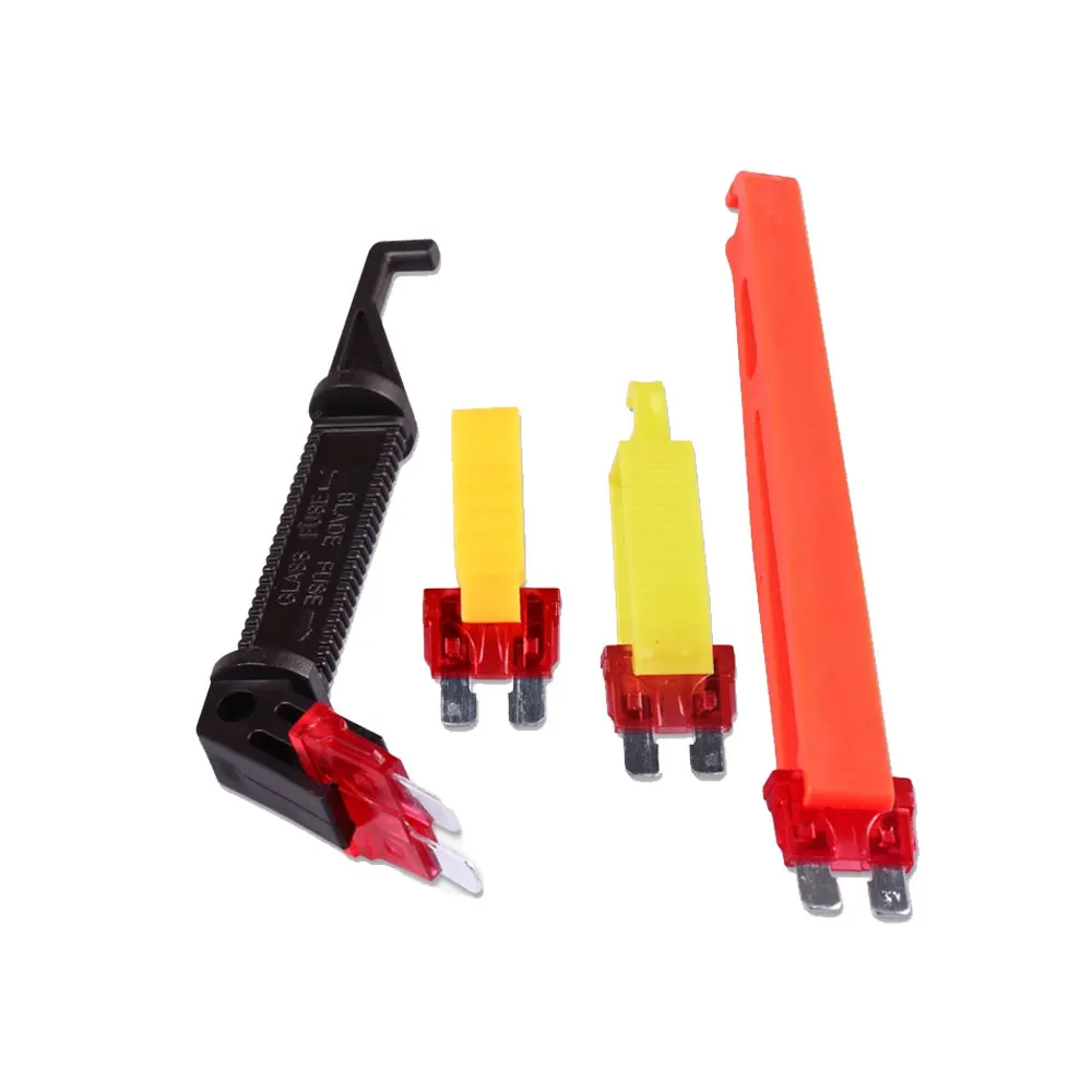 4Pcs Universal Fuse Puller Automobile Fuse Clip Extractor Removal Tool Security Accessories Car Fuse Holder Maintenance Tools