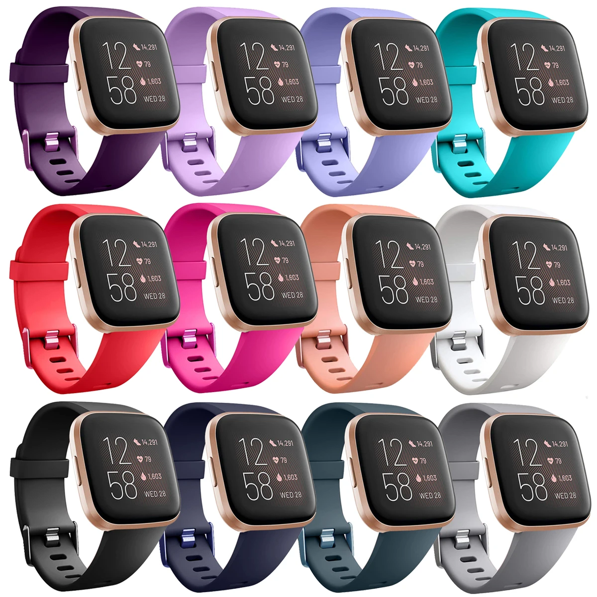 

Strap Silicone Watch Bracelet for Fitbit Versa 2 Smart watch Wristband for Fitbit Versa Lite Band Fitbit Blaze Correa