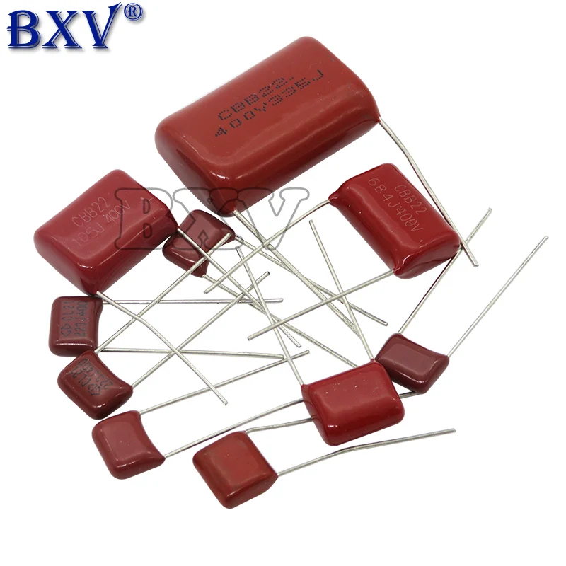 10PCS 63V 100V 250V 400V 450V 630V 2000V CBB Polypropylene Film Capacitor 101 103 104 105 125J 221 222 223 224 225 332 333 334