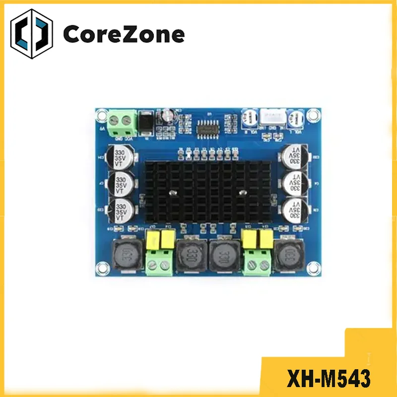 XH-M543 TPA3116D2 2.0 Dual Channel Digital Amplifier Board 2x120W HiFi Audio Power Amp Module