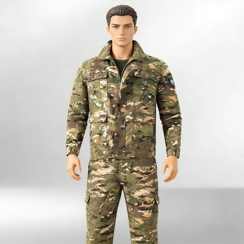 

Outdoor Suit Designer Clothes Black Python Pattern Wear-resistant Overalls Labor Insurance Cloth Uniform Men's Soft Tracksuit