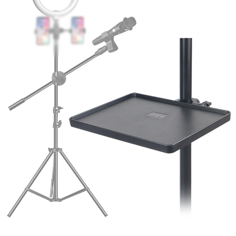 Accessory Holder Home Use Meeting Rooms Microphone Stand Tray Live Recording Tray Plastic Material Upgraded Model