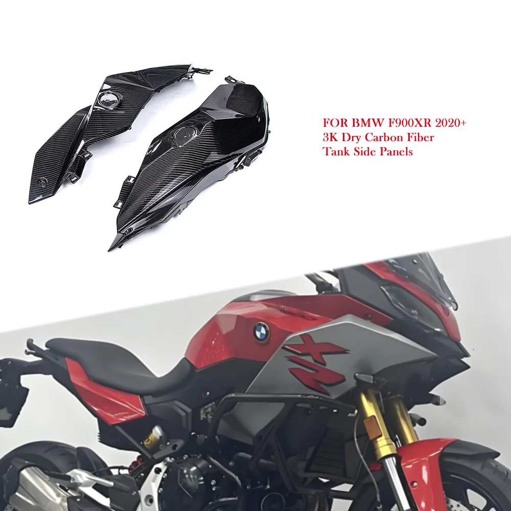 

Real Carbon Fiber Tank Side Panels Motorcycle Accessories Fairing Kits Surron For BMW F900XR F 900XR 2020 2021 2022 2023 2024