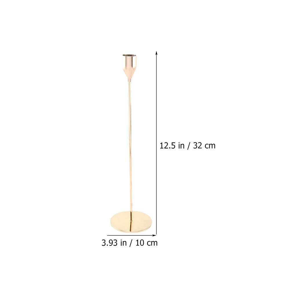 

3Pcs Metal Holder Elegant Decorative Centerpiece for Dinner Party Wedding Home Gift Holder Pillar Candles Holders