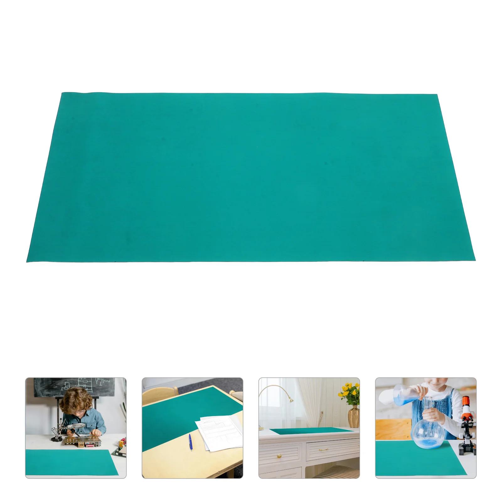 

Heat Resistant Anti-Static Mat Grounding Desk Pad Rubber Soldering Mat for Workbench Table Mat Electronics