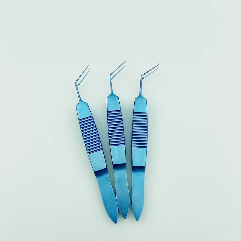 

3 шт. офтальмологический пинцет, щипцы для капсулорексиса, инструмент для глаз из титанового сплава