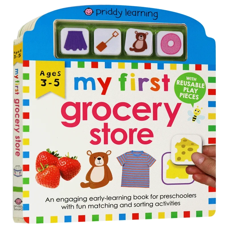 

My First Play & Learn Grocery Store, Roger Priddy, Children's books aged 3 4 5 6, English picture books, 9780312530112