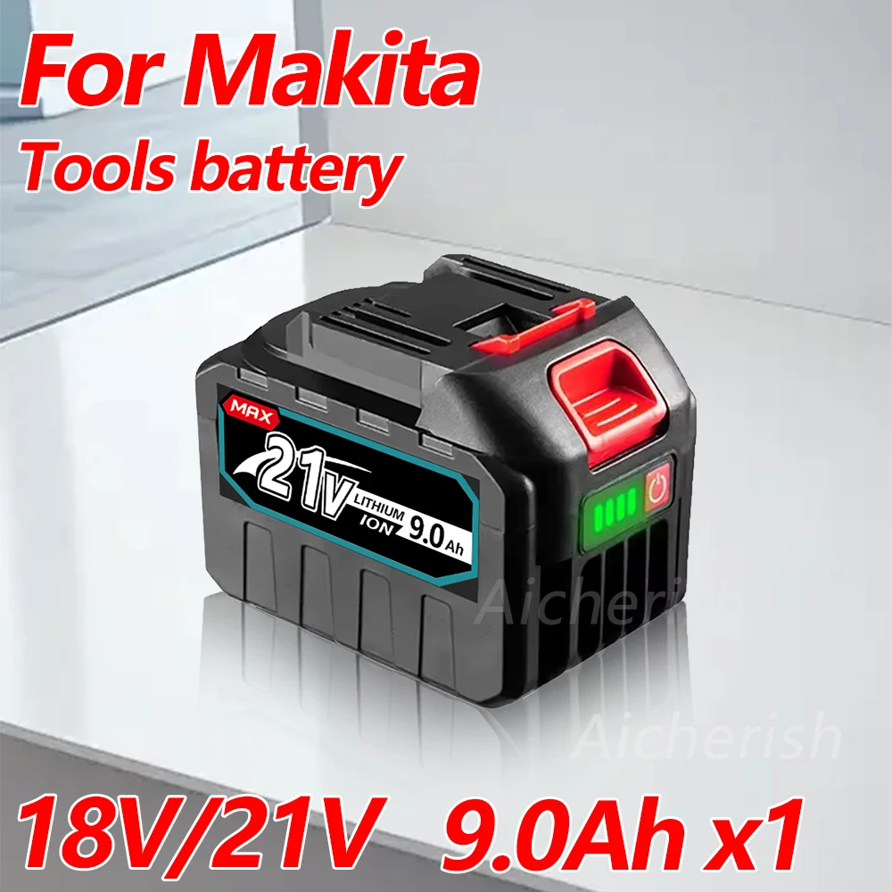 Batería recargable de iones de litio de 21V MAX, 928VF, 9000mah, BL1430B BL1830B BL1850B para batería de repuesto de herramientas Makita de 21V