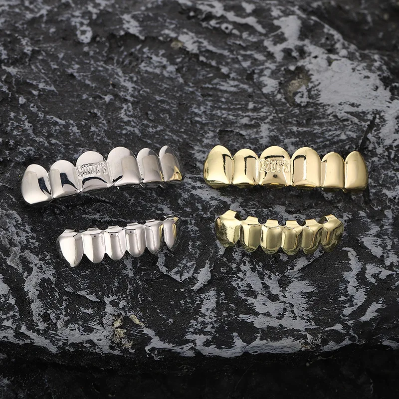 New Letter Braces, HIPHOP Bestseller, Smooth Halloween Men's And Women's Hip-Hop Stage Dentures Bar