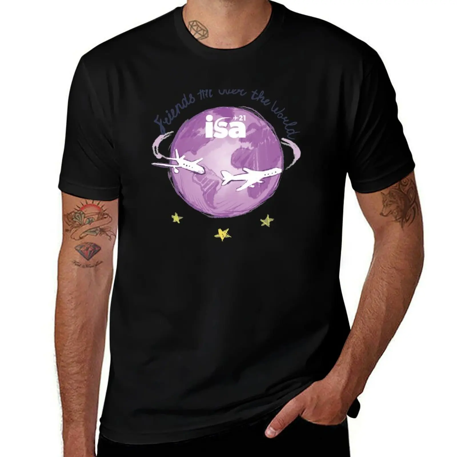 

Friends All Over The World T-Shirt t shirt man plain t shirts for man graphic vintage T-Shirt