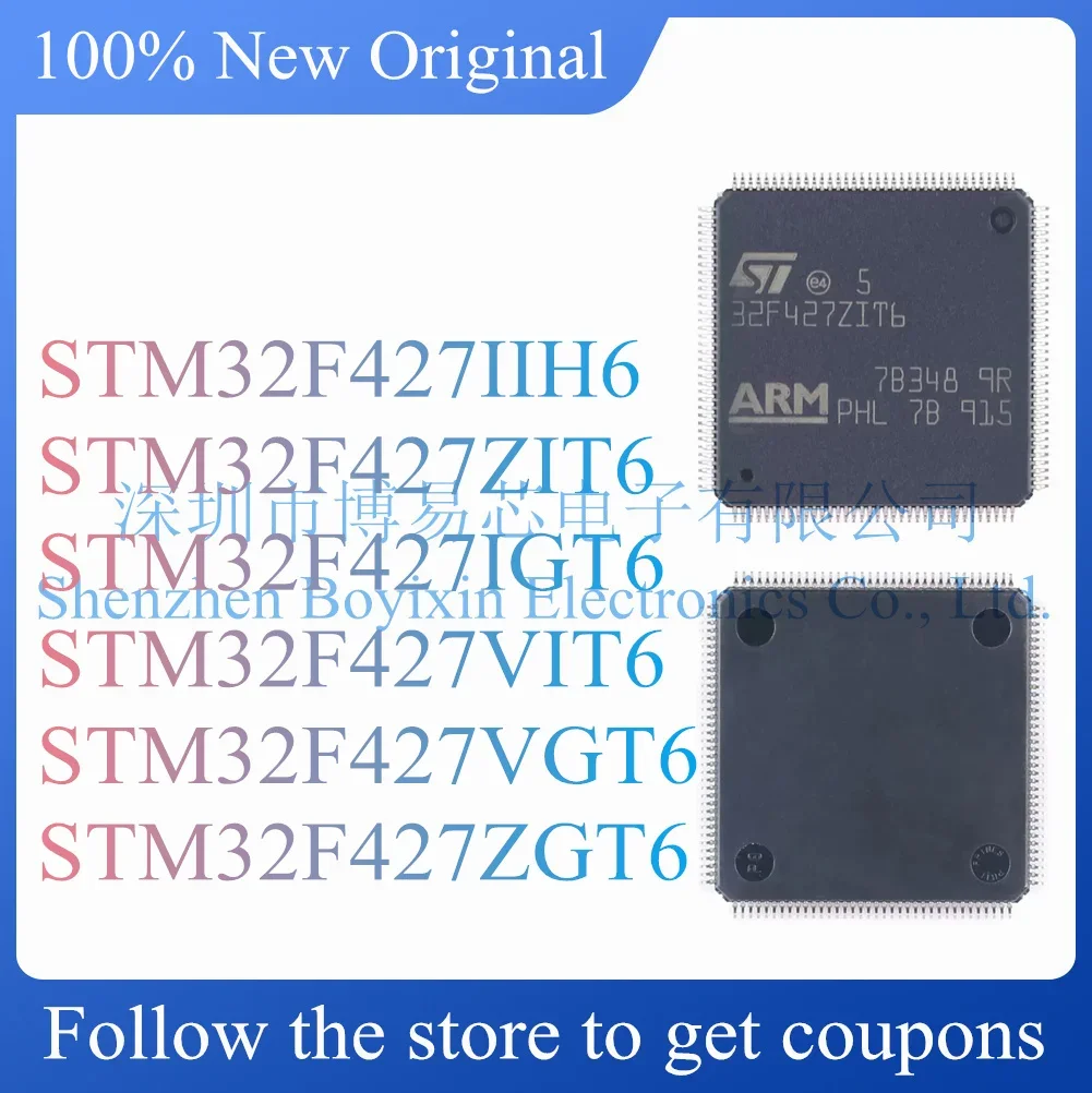 

NEW STM32F427IIH6 STM32F427ZIT6 STM32F427IGT6 STM32F427VIT6 STM32F427VGT6 STM32F427ZGT6 Original Product