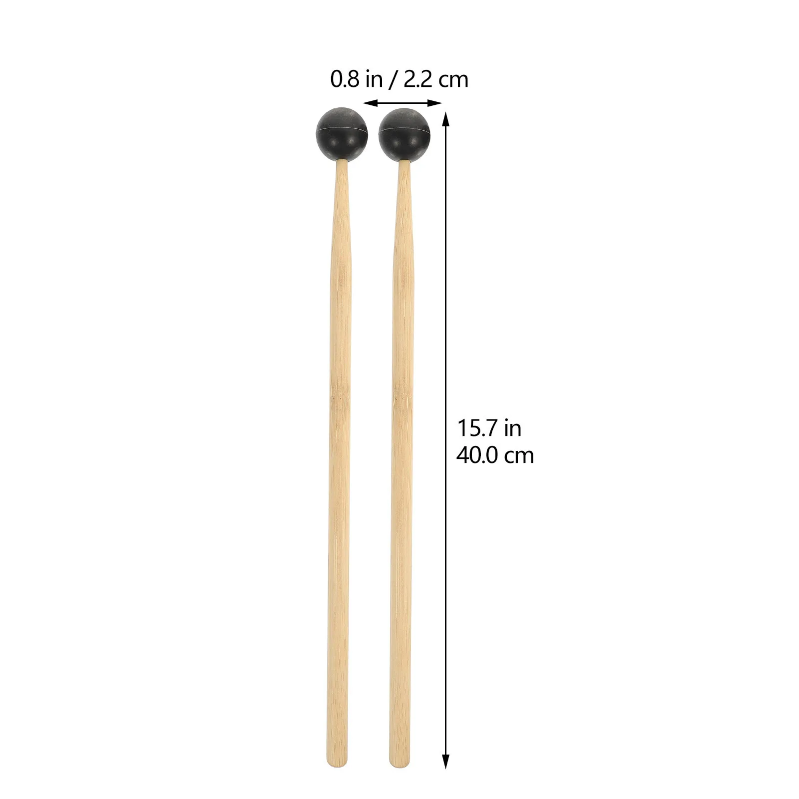 

2Pcs Tongue Drum Mallets Reliable Material Durable Design Beautiful Sound Ideal for Stage Performances Drum Stick