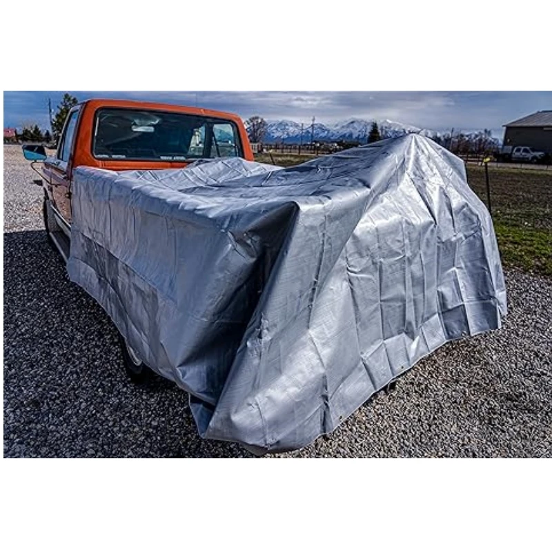 Reuse Anti UV Coated Plain Heavyweight Truck Cover Multi-color Waterproof PE Tarpaulin Roll Boat Shade Fabric