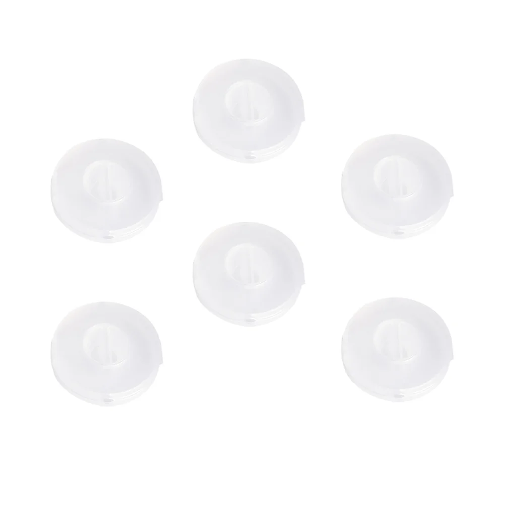 6 قطعة منظم لفائف الكابلات حارس الحبل المحمول لكابلات سماعة الأذن USB صندوق تخزين الأسلاك البلاستيكية حل خالي من التشابك #6