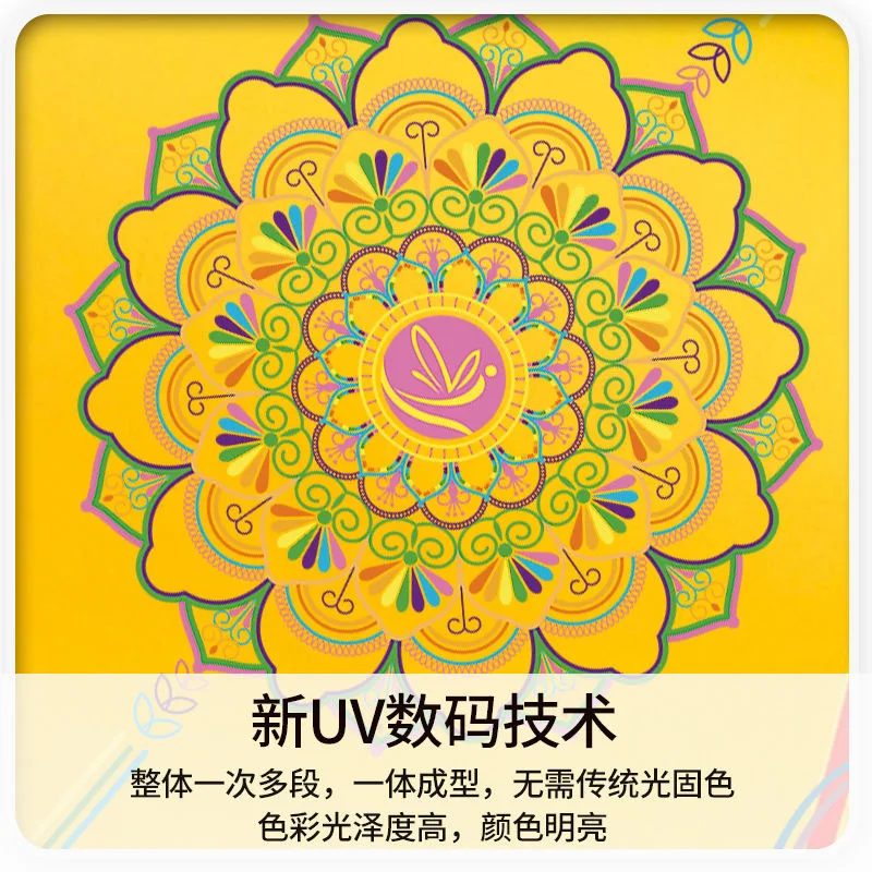 For Spot Rainbow Yoga Mat PU Natural Rubber Non-slip Sports Fitness Mat Body Position Line Thickened Local Tyrant Mat