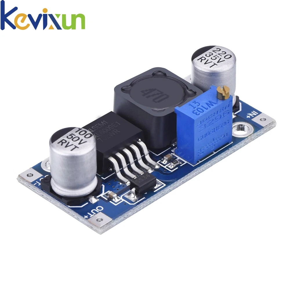 1-10PCS XL6009 4A Boost Converter Step Up Adjustable 15W 5-32V to 5-50V DC-DC Power Supply Module LM2577 Step-up Module